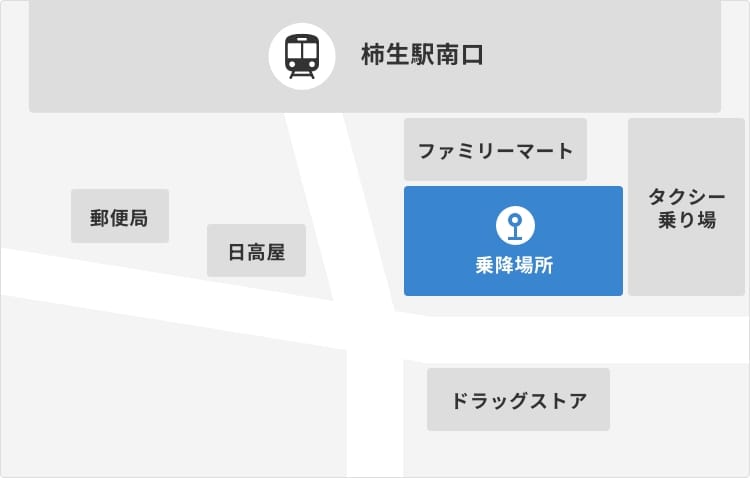 柿生駅シャトルバスのりば