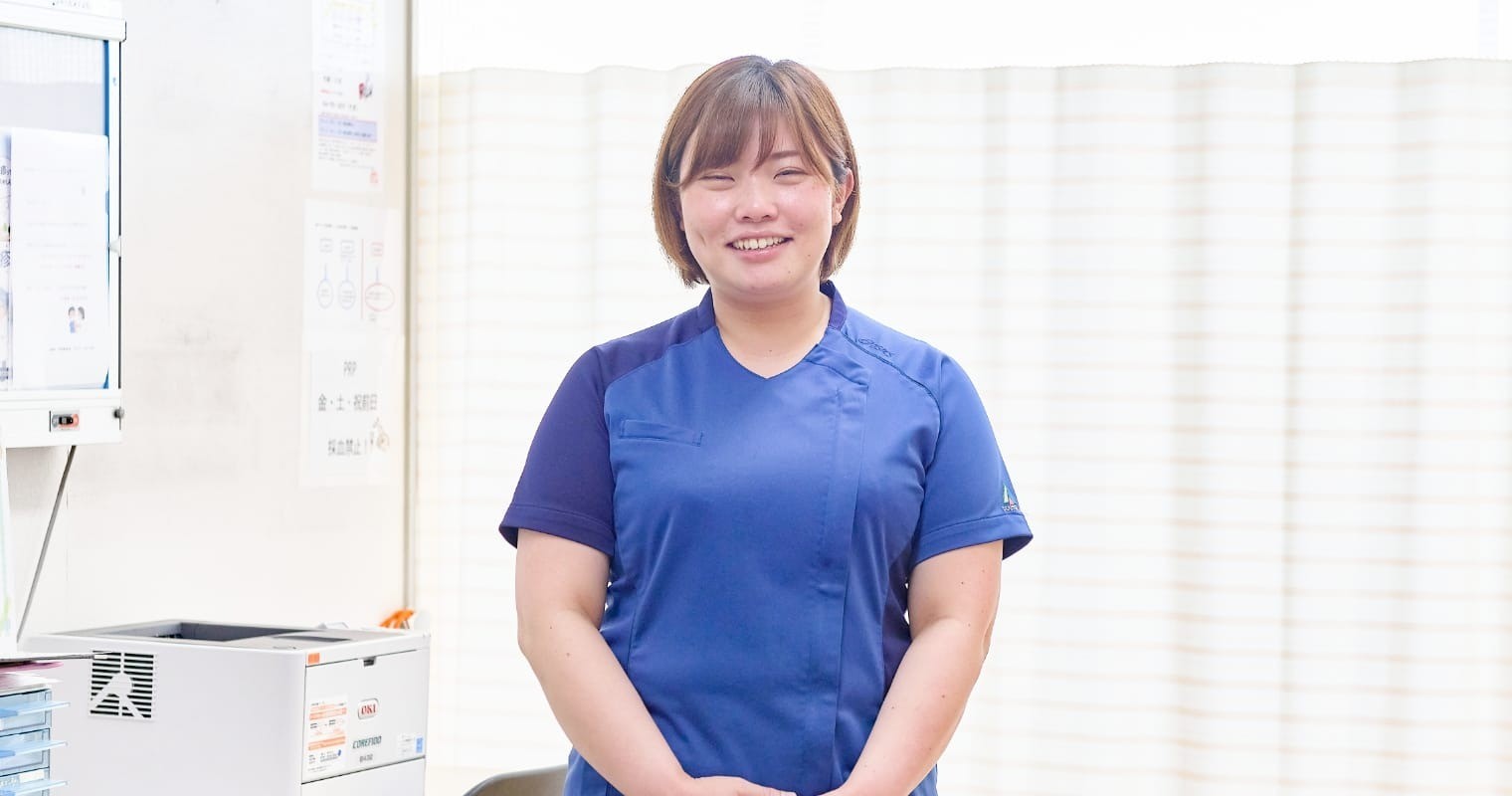 回復期リハビリ病院は、急性期から在宅にむけた看護を行うことができます。大変なこともありますが、患者様やご家族様と時間をかけて関わることができます。やりがいのある看護ができる病院です。
